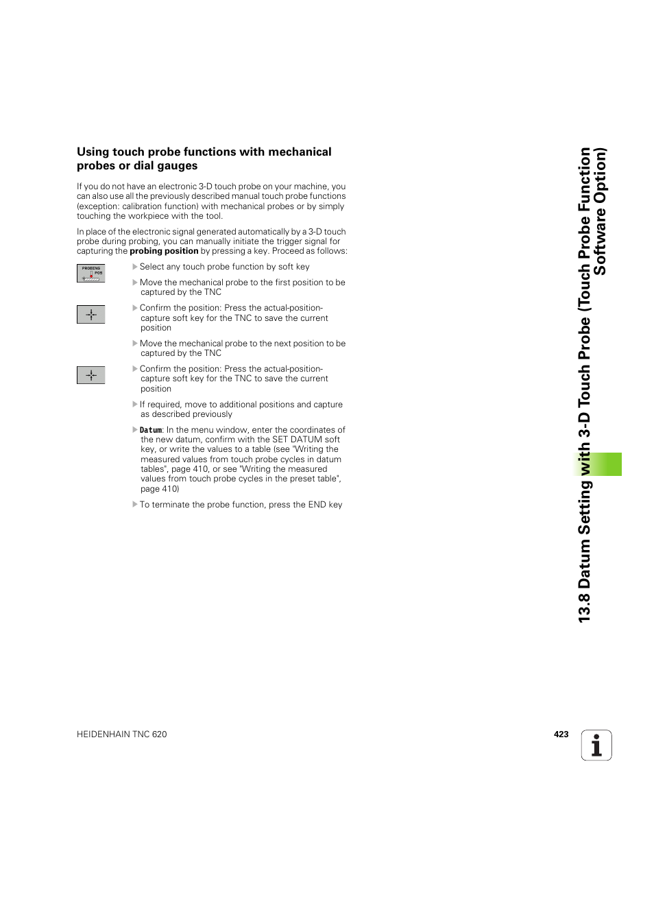 HEIDENHAIN TNC 620 (340 56x-03) User Manual | Page 423 / 541