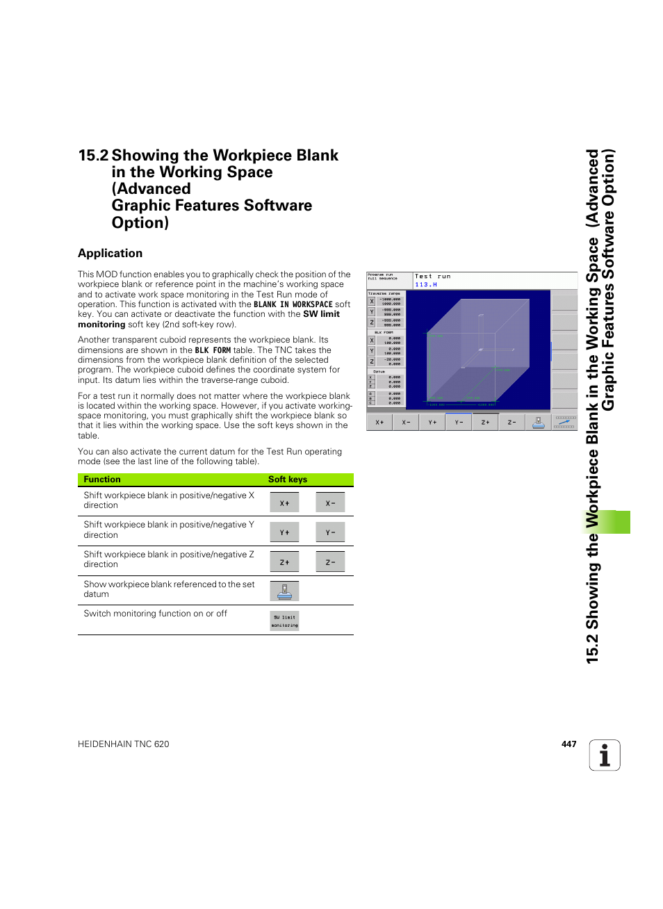Application | HEIDENHAIN TNC 620 (340 56x-03) User Manual | Page 447 / 541