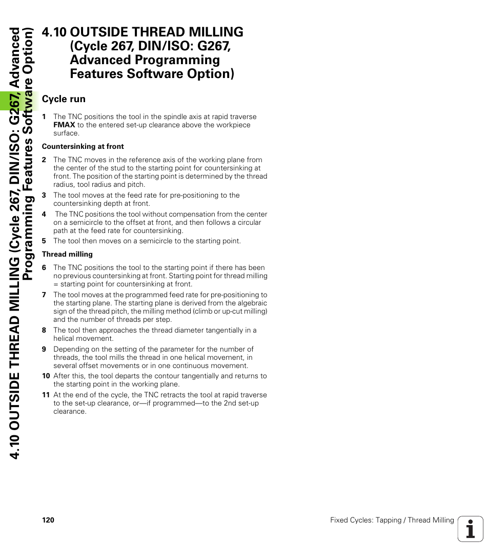 Cycle run, Option) | HEIDENHAIN TNC 620 (340 56x-03) Cycle programming User Manual | Page 120 / 459