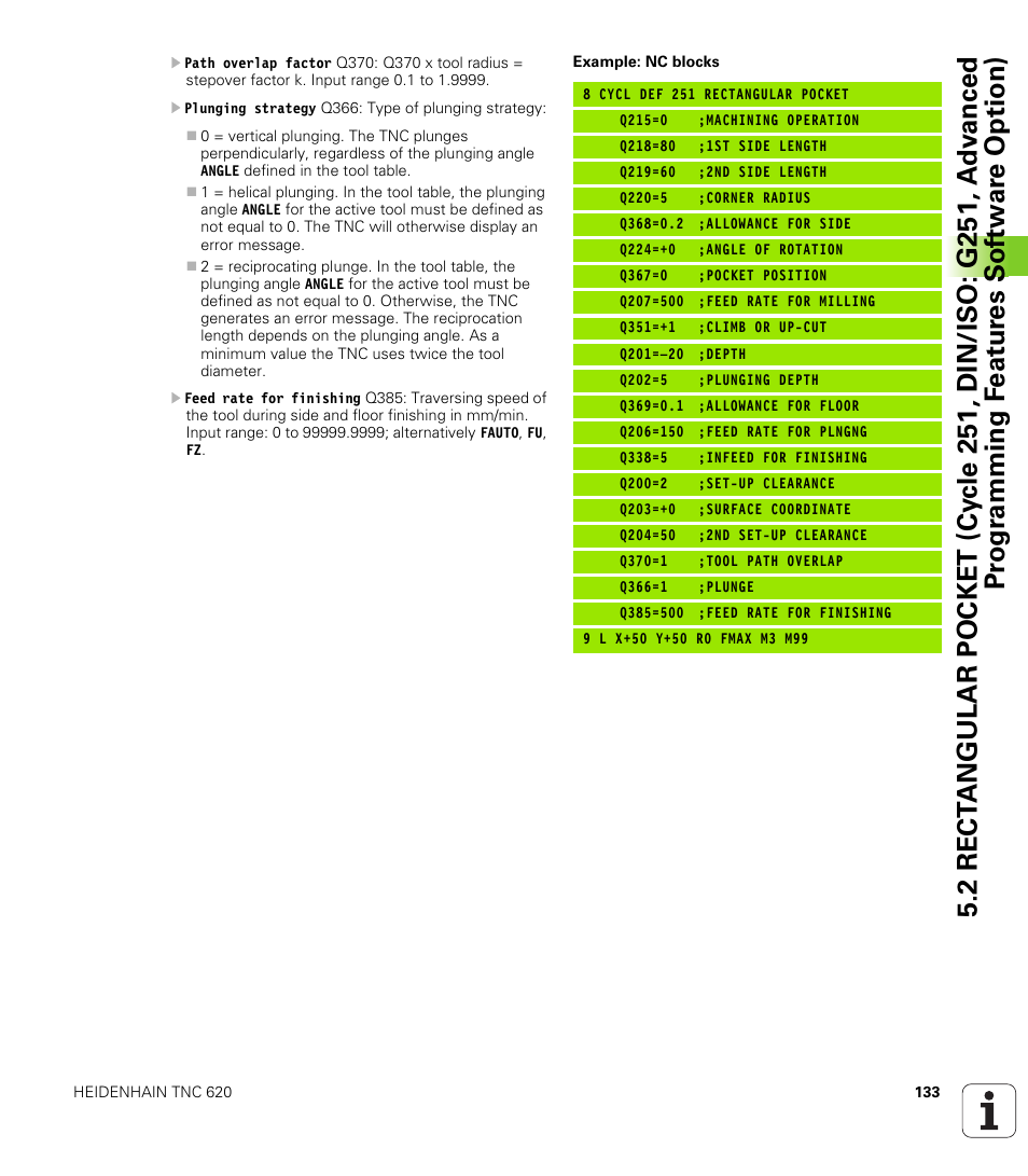 HEIDENHAIN TNC 620 (340 56x-03) Cycle programming User Manual | Page 133 / 459