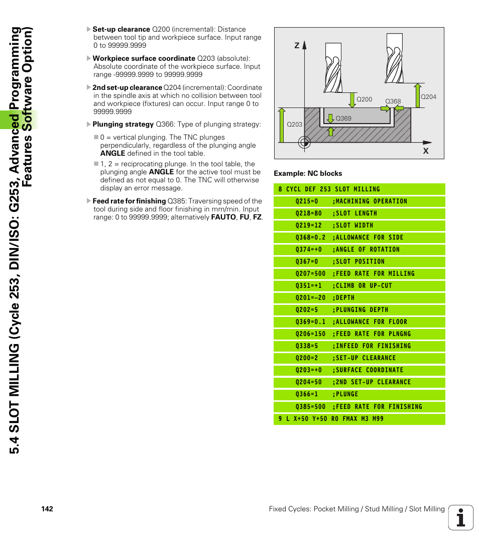 HEIDENHAIN TNC 620 (340 56x-03) Cycle programming User Manual | Page 142 / 459