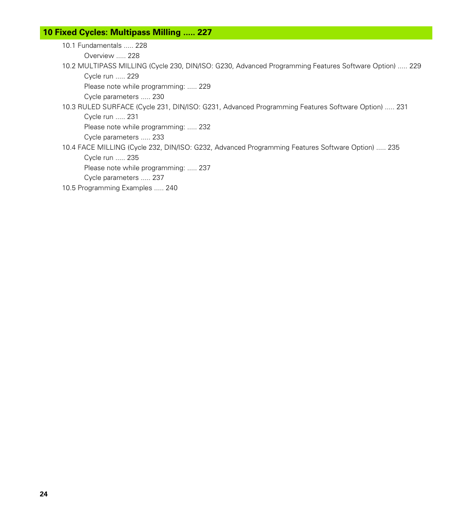 Fixed cycles: multipass milling | HEIDENHAIN TNC 620 (340 56x-03) Cycle programming User Manual | Page 24 / 459