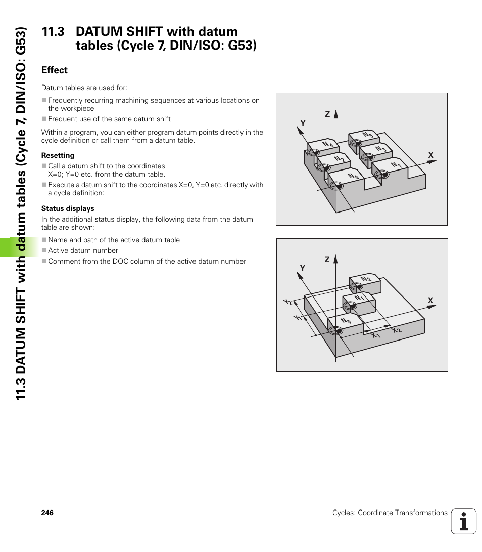 Effect | HEIDENHAIN TNC 620 (340 56x-03) Cycle programming User Manual | Page 246 / 459