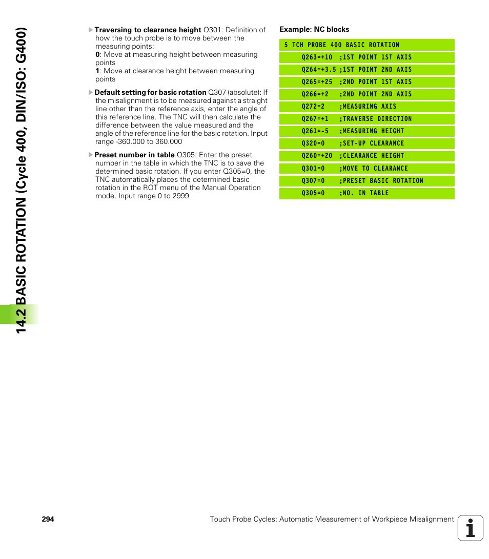 HEIDENHAIN TNC 620 (340 56x-03) Cycle programming User Manual | Page 294 / 459