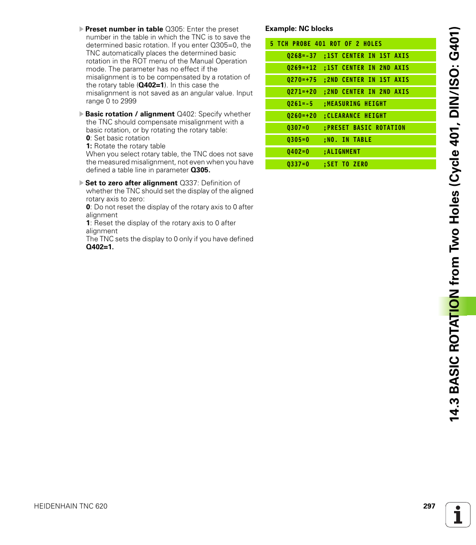 HEIDENHAIN TNC 620 (340 56x-03) Cycle programming User Manual | Page 297 / 459