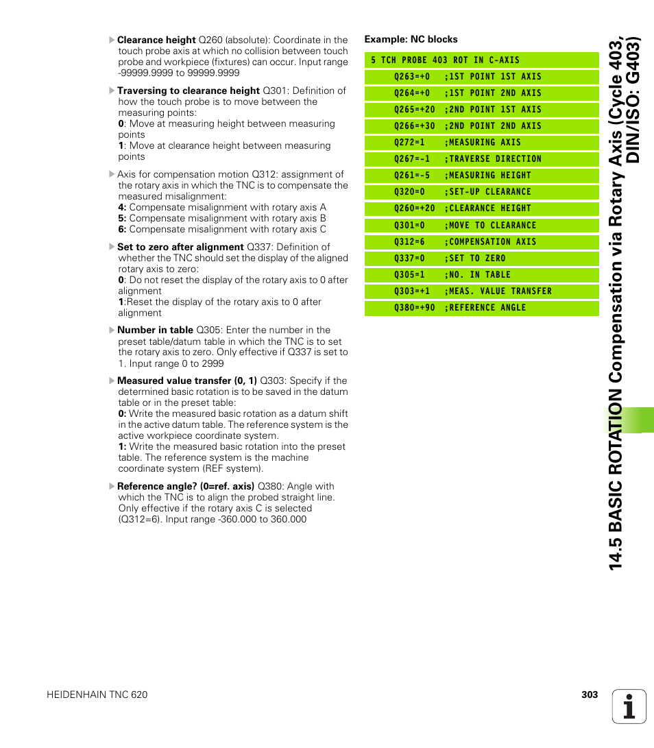 HEIDENHAIN TNC 620 (340 56x-03) Cycle programming User Manual | Page 303 / 459