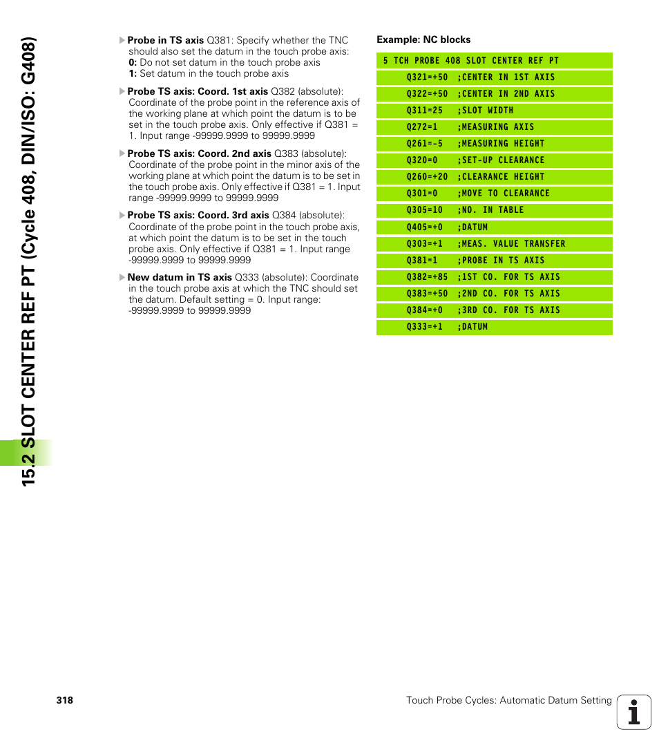 HEIDENHAIN TNC 620 (340 56x-03) Cycle programming User Manual | Page 318 / 459