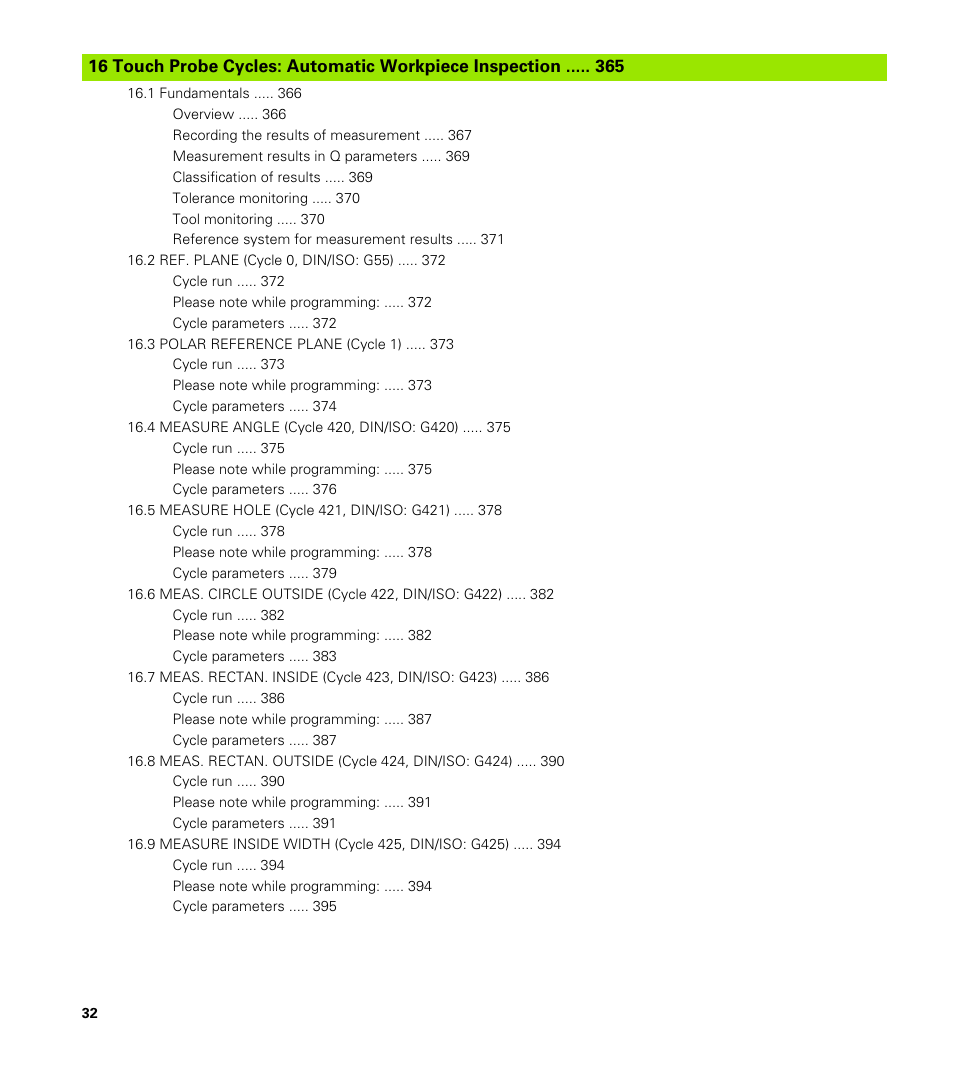 Touch probe cycles: automatic workpiece inspection | HEIDENHAIN TNC 620 (340 56x-03) Cycle programming User Manual | Page 32 / 459