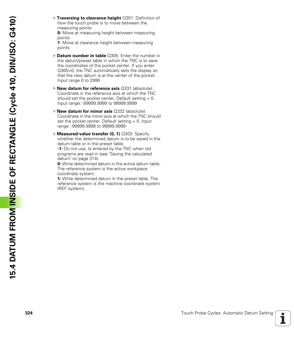 HEIDENHAIN TNC 620 (340 56x-03) Cycle programming User Manual | Page 324 / 459