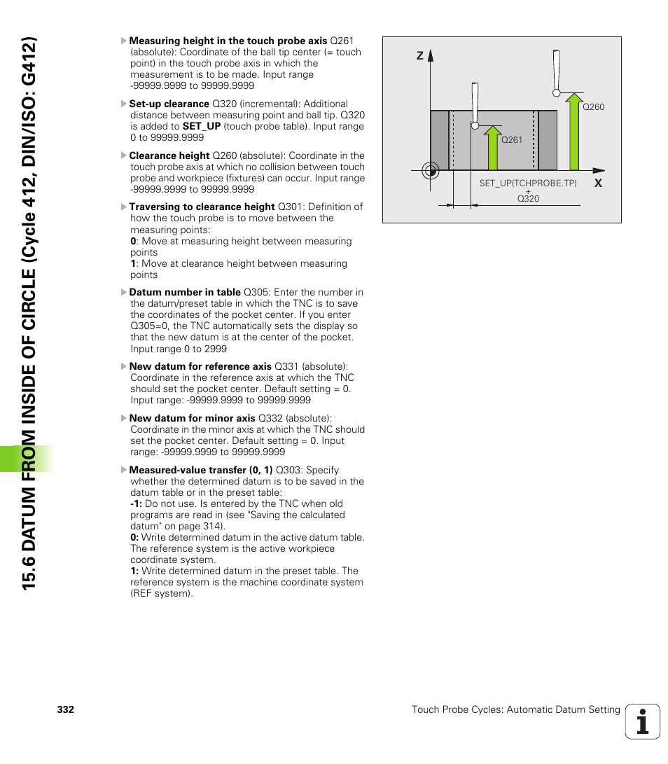 HEIDENHAIN TNC 620 (340 56x-03) Cycle programming User Manual | Page 332 / 459
