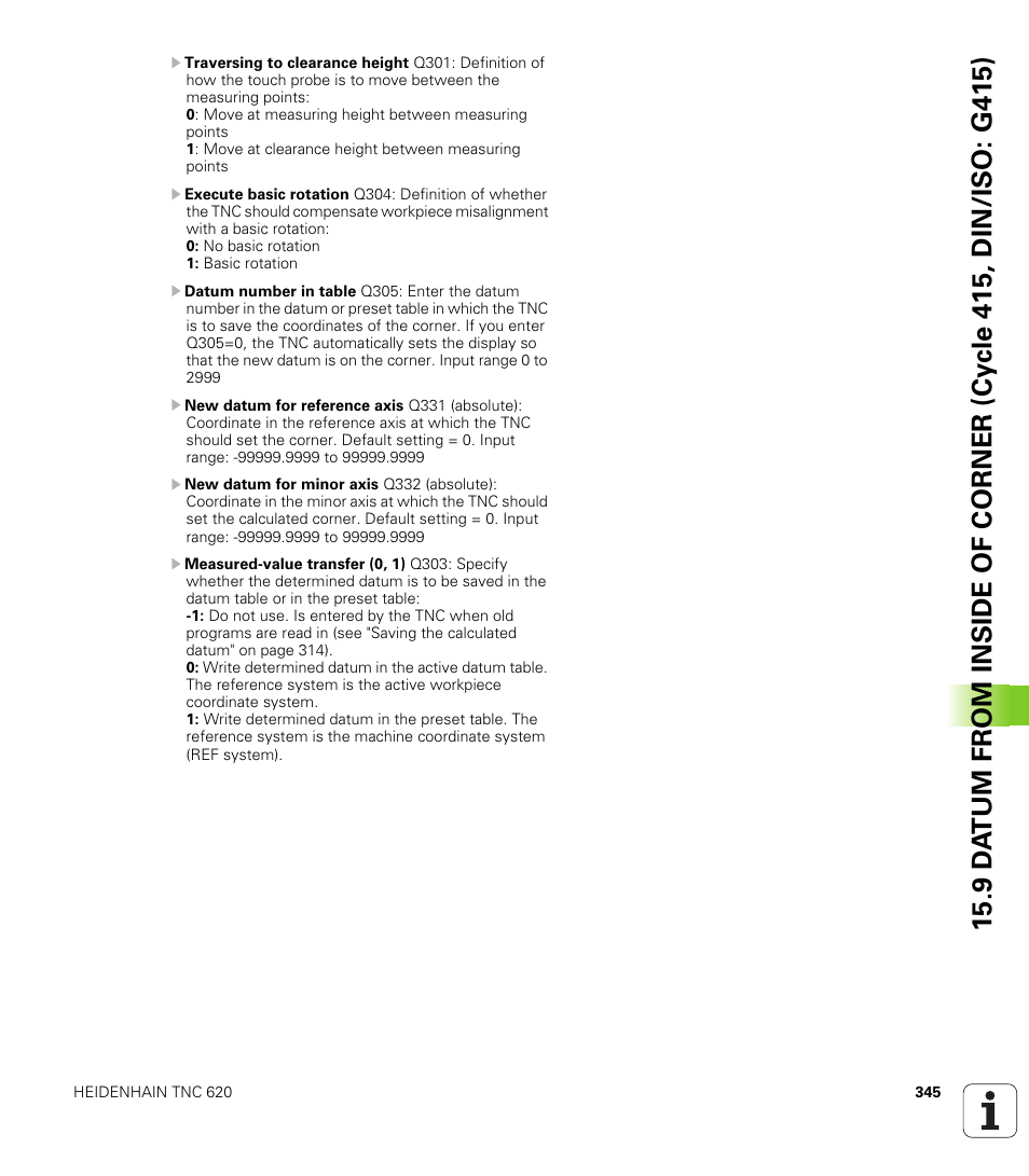 HEIDENHAIN TNC 620 (340 56x-03) Cycle programming User Manual | Page 345 / 459