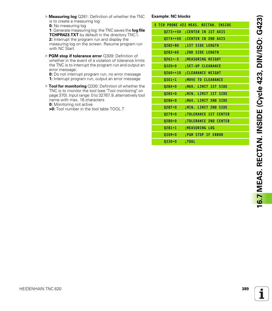 HEIDENHAIN TNC 620 (340 56x-03) Cycle programming User Manual | Page 389 / 459