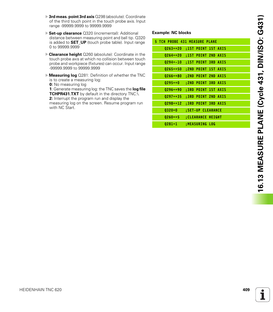 HEIDENHAIN TNC 620 (340 56x-03) Cycle programming User Manual | Page 409 / 459