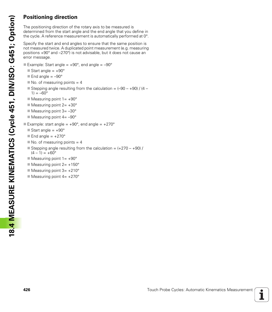 Positioning direction | HEIDENHAIN TNC 620 (340 56x-03) Cycle programming User Manual | Page 426 / 459