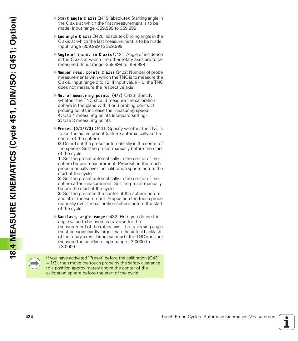 HEIDENHAIN TNC 620 (340 56x-03) Cycle programming User Manual | Page 434 / 459
