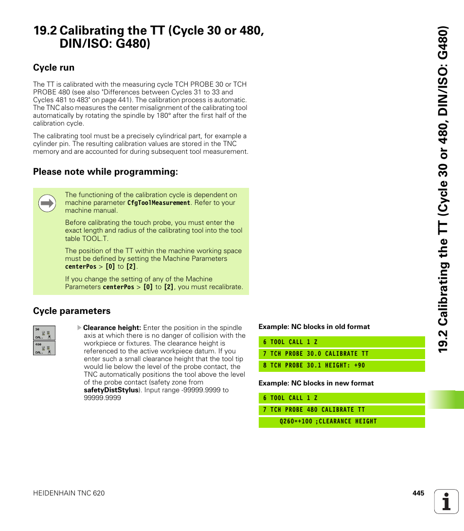 Cycle run, Please note while programming, Cycle parameters | HEIDENHAIN TNC 620 (340 56x-03) Cycle programming User Manual | Page 445 / 459