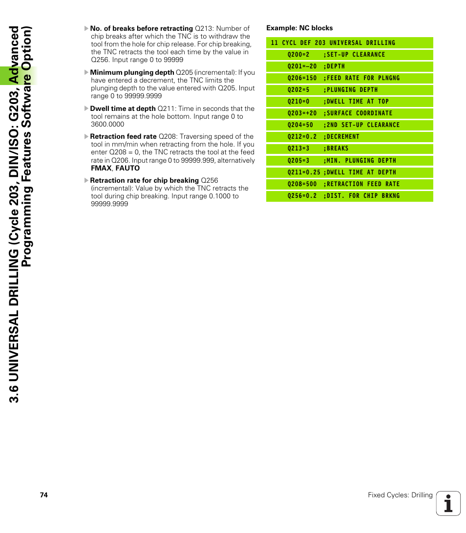 HEIDENHAIN TNC 620 (340 56x-03) Cycle programming User Manual | Page 74 / 459