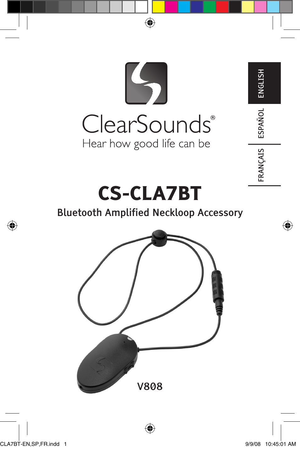 ClearSounds V808 User Manual | 76 pages