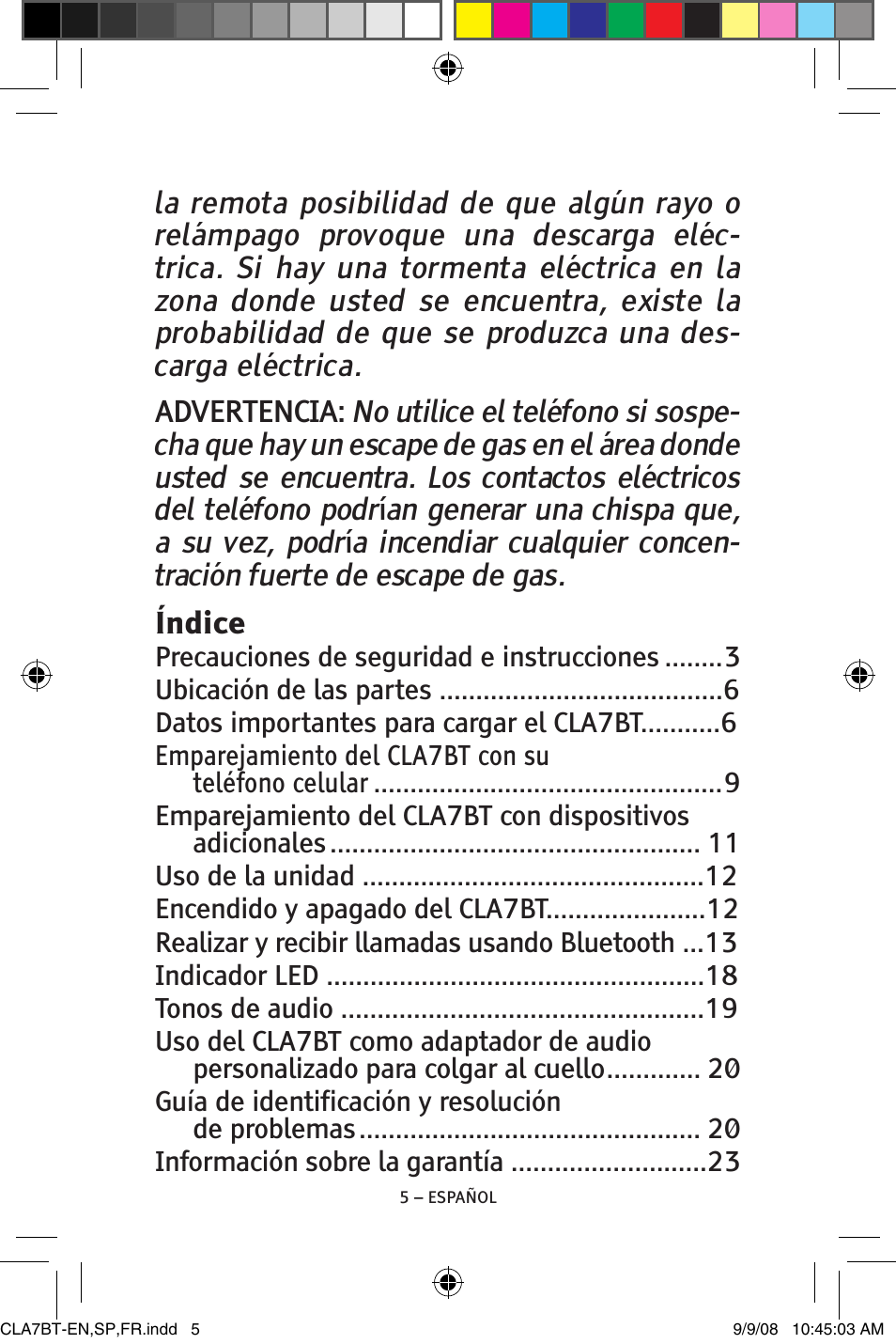 ClearSounds V808 User Manual | Page 29 / 76