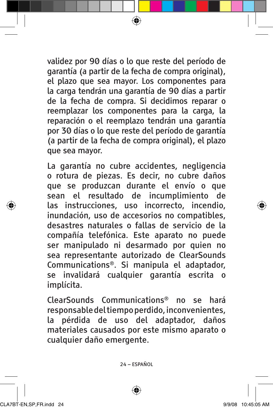 ClearSounds V808 User Manual | Page 48 / 76
