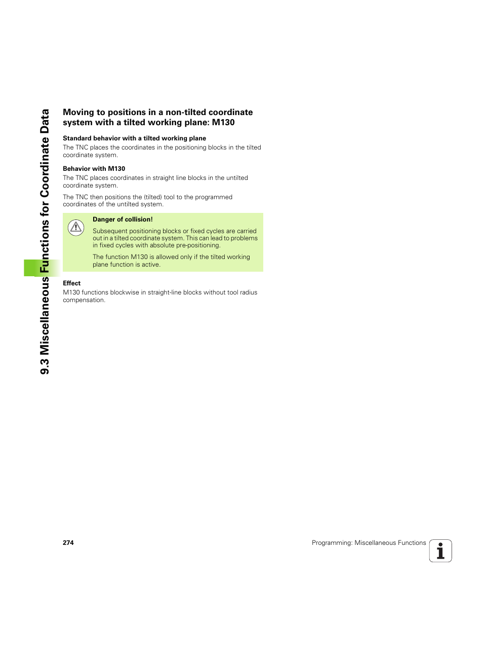 HEIDENHAIN TNC 620 (340 56x-03) ISO programming User Manual | Page 274 / 491