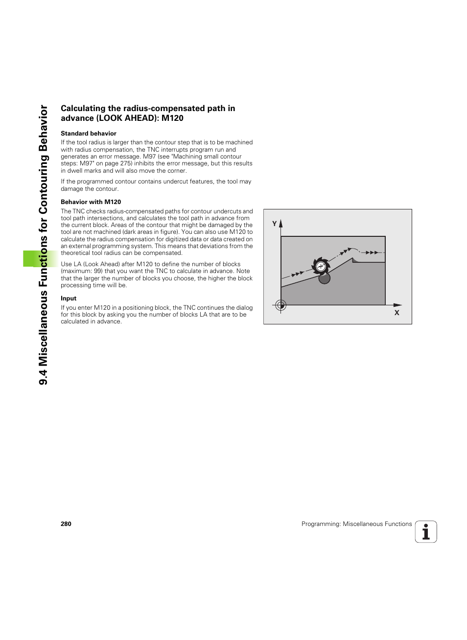 HEIDENHAIN TNC 620 (340 56x-03) ISO programming User Manual | Page 280 / 491
