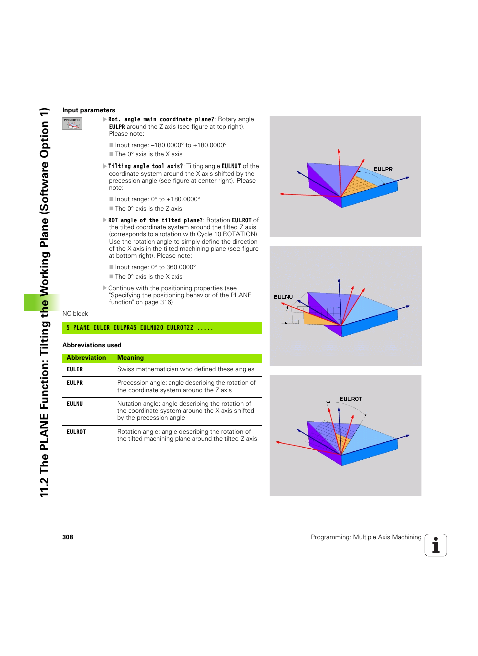 HEIDENHAIN TNC 620 (340 56x-03) ISO programming User Manual | Page 308 / 491
