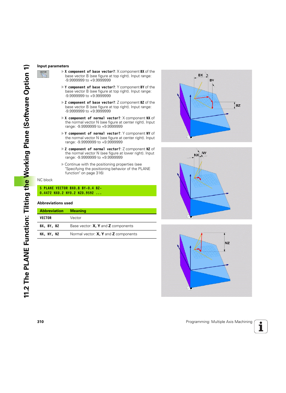 HEIDENHAIN TNC 620 (340 56x-03) ISO programming User Manual | Page 310 / 491