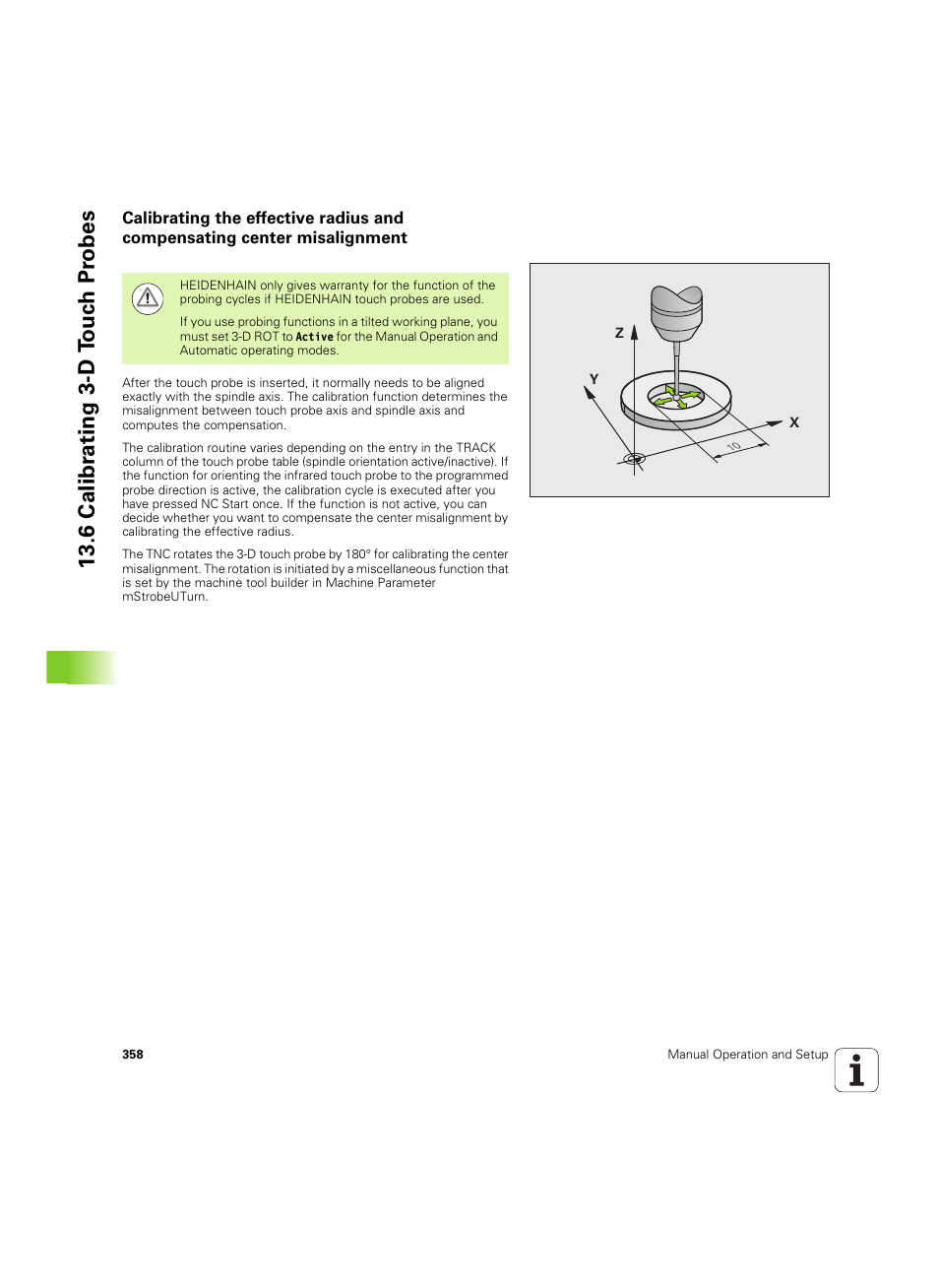 6 calibr a ting 3-d t ouc h pr obes | HEIDENHAIN TNC 620 (340 56x-03) ISO programming User Manual | Page 358 / 491