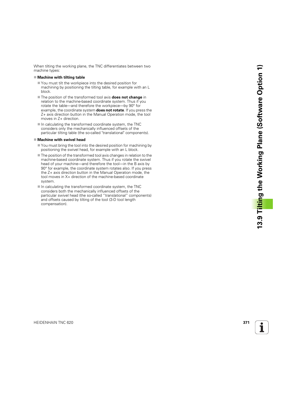 HEIDENHAIN TNC 620 (340 56x-03) ISO programming User Manual | Page 371 / 491