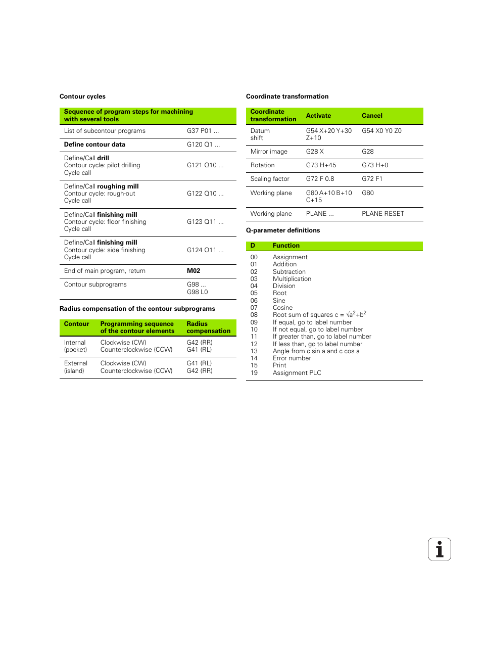 HEIDENHAIN TNC 620 (340 56x-03) ISO programming User Manual | Page 490 / 491