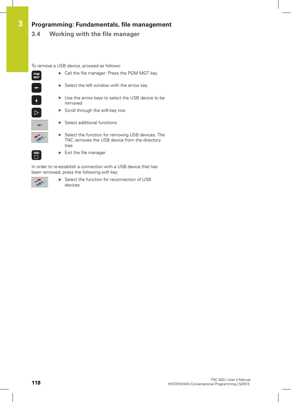 HEIDENHAIN TNC 620 (34056x-04) User Manual | Page 118 / 570