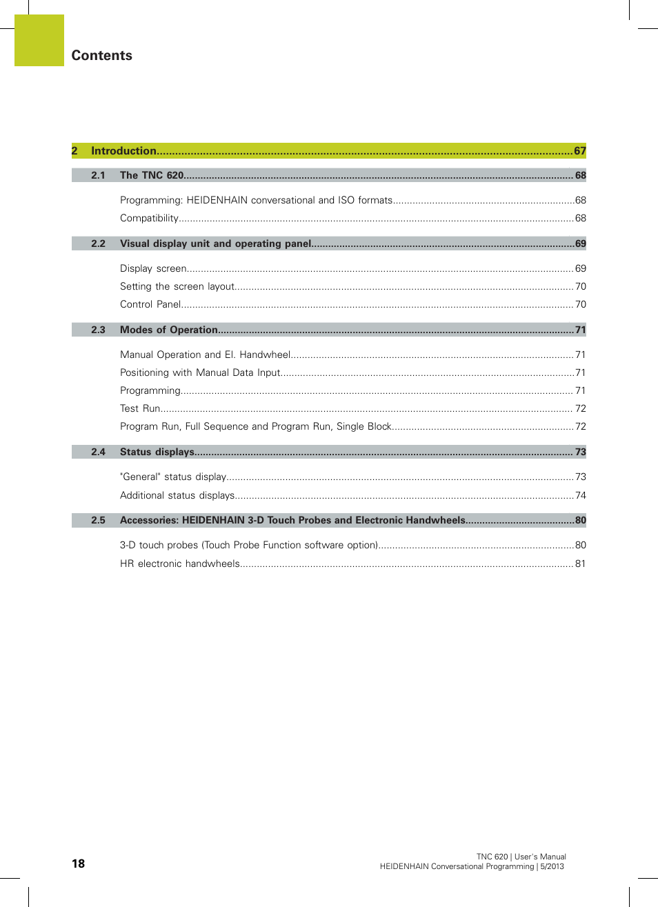 HEIDENHAIN TNC 620 (34056x-04) User Manual | Page 18 / 570