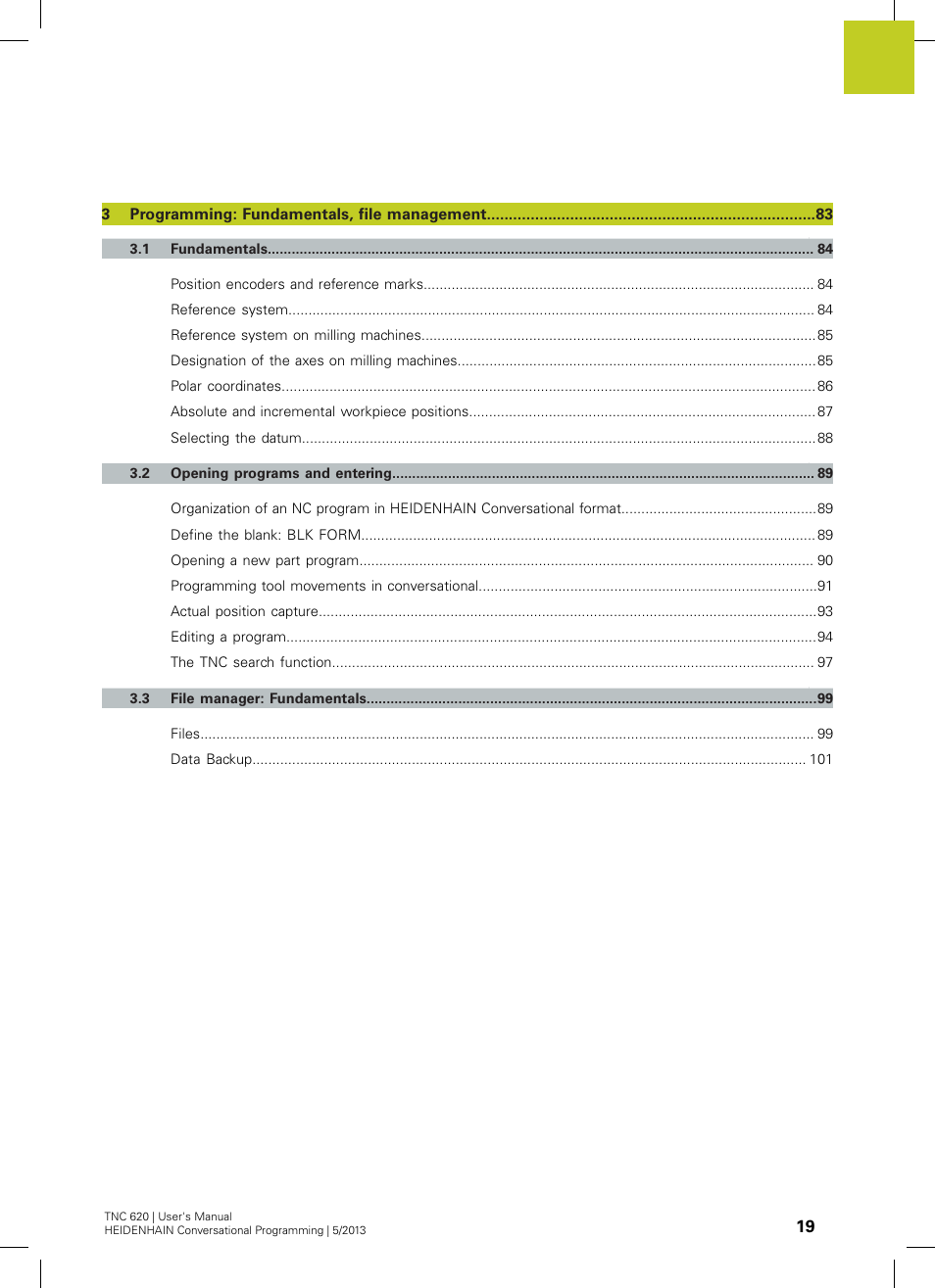 HEIDENHAIN TNC 620 (34056x-04) User Manual | Page 19 / 570