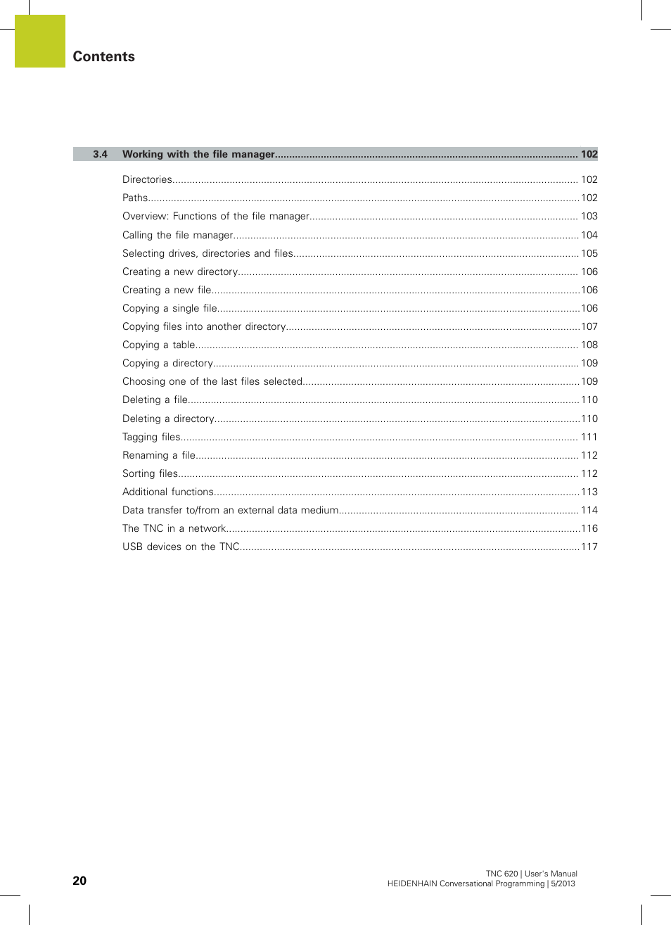 HEIDENHAIN TNC 620 (34056x-04) User Manual | Page 20 / 570