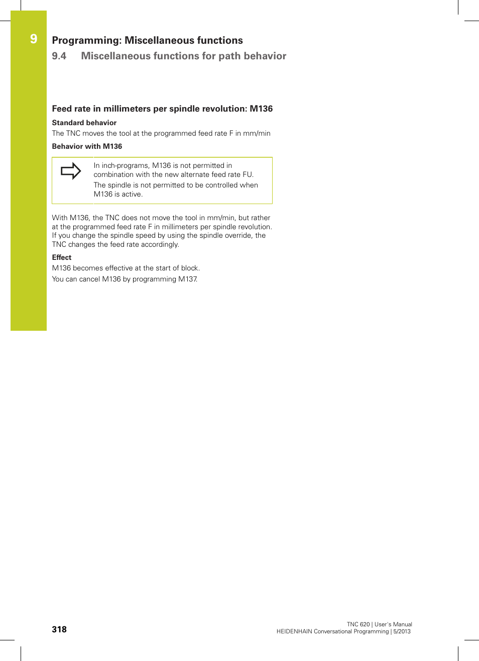 HEIDENHAIN TNC 620 (34056x-04) User Manual | Page 318 / 570