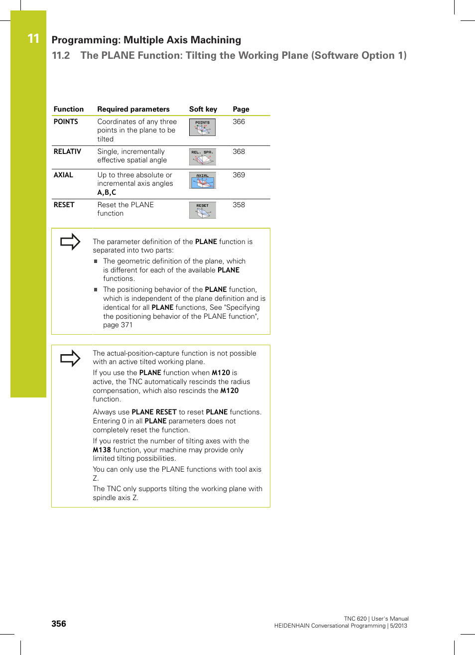 HEIDENHAIN TNC 620 (34056x-04) User Manual | Page 356 / 570