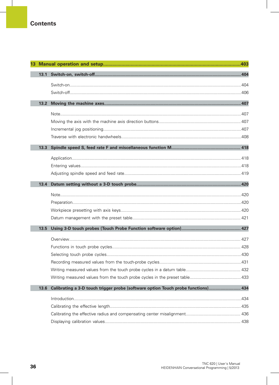 HEIDENHAIN TNC 620 (34056x-04) User Manual | Page 36 / 570