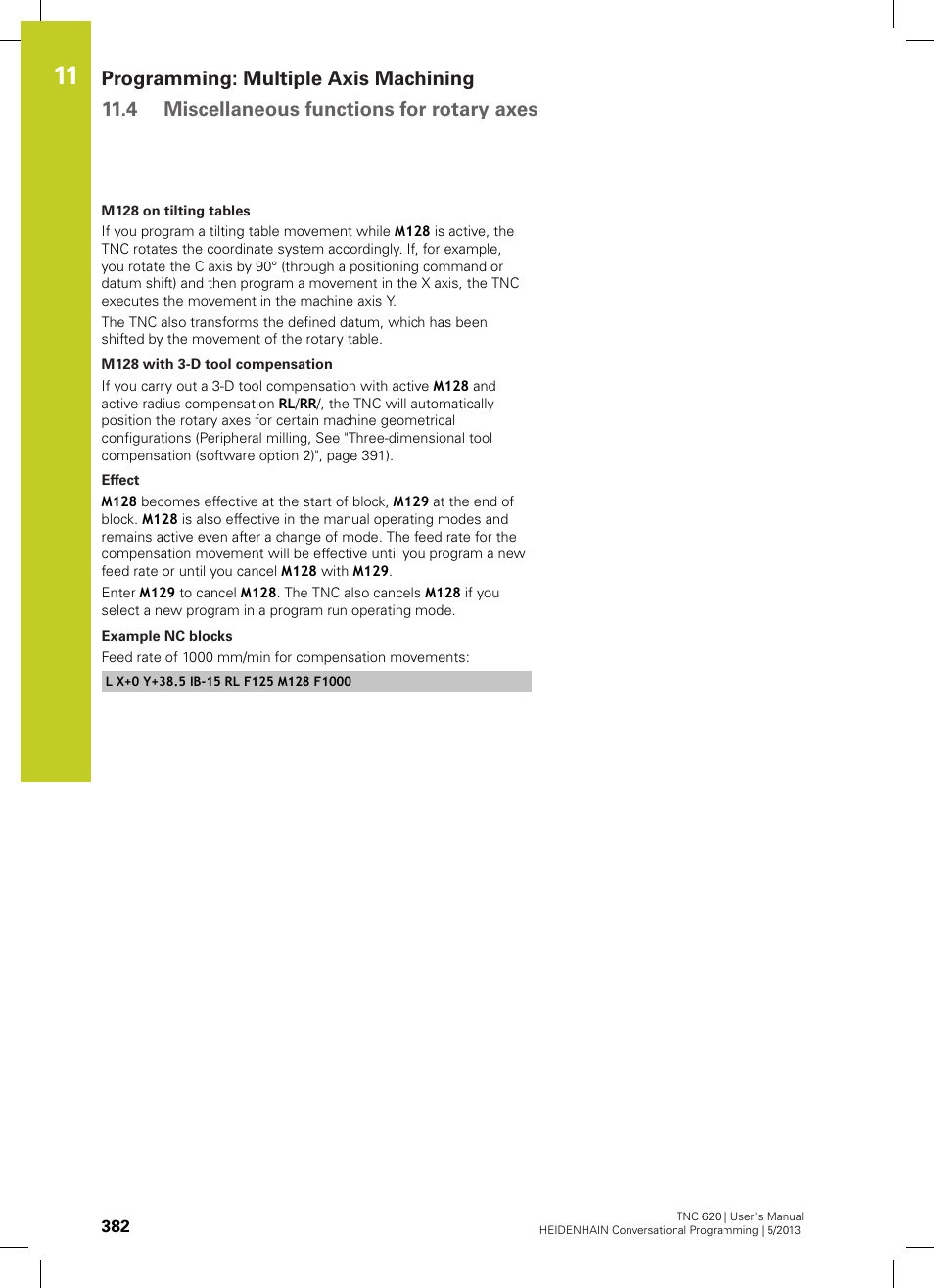 HEIDENHAIN TNC 620 (34056x-04) User Manual | Page 382 / 570
