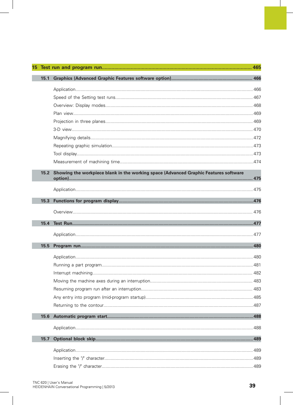 HEIDENHAIN TNC 620 (34056x-04) User Manual | Page 39 / 570