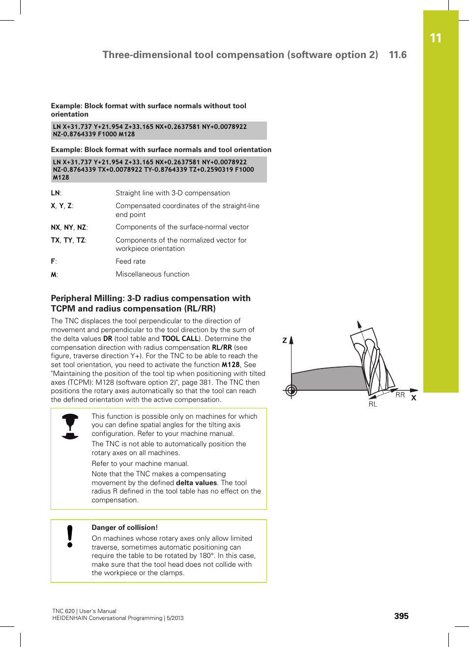 HEIDENHAIN TNC 620 (34056x-04) User Manual | Page 395 / 570