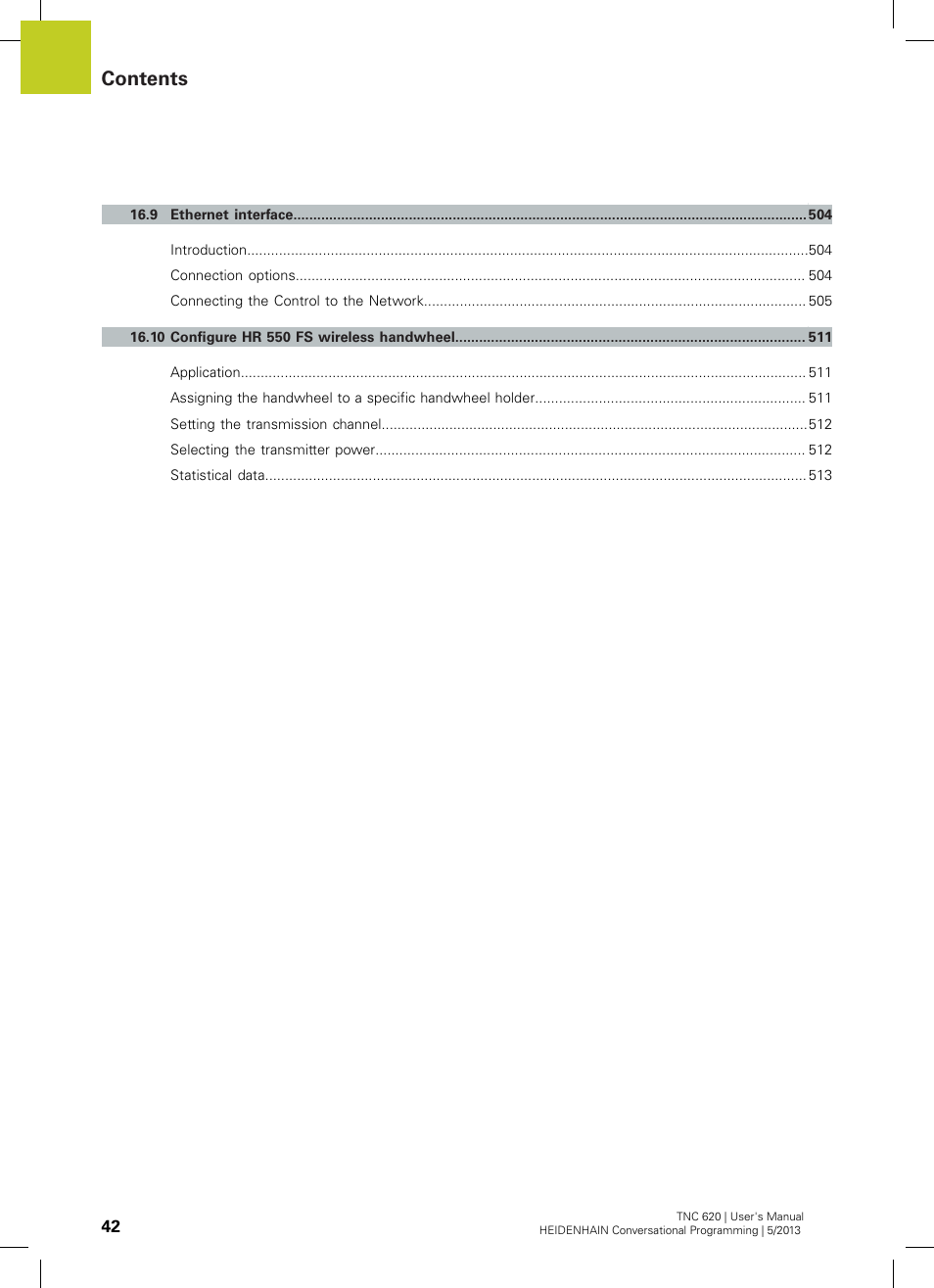 HEIDENHAIN TNC 620 (34056x-04) User Manual | Page 42 / 570