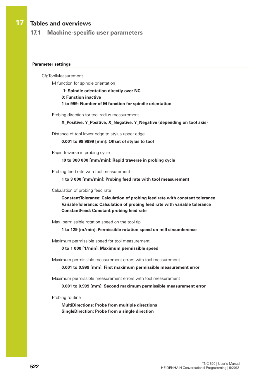 HEIDENHAIN TNC 620 (34056x-04) User Manual | Page 522 / 570
