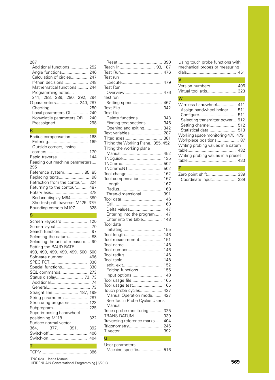 HEIDENHAIN TNC 620 (34056x-04) User Manual | Page 569 / 570