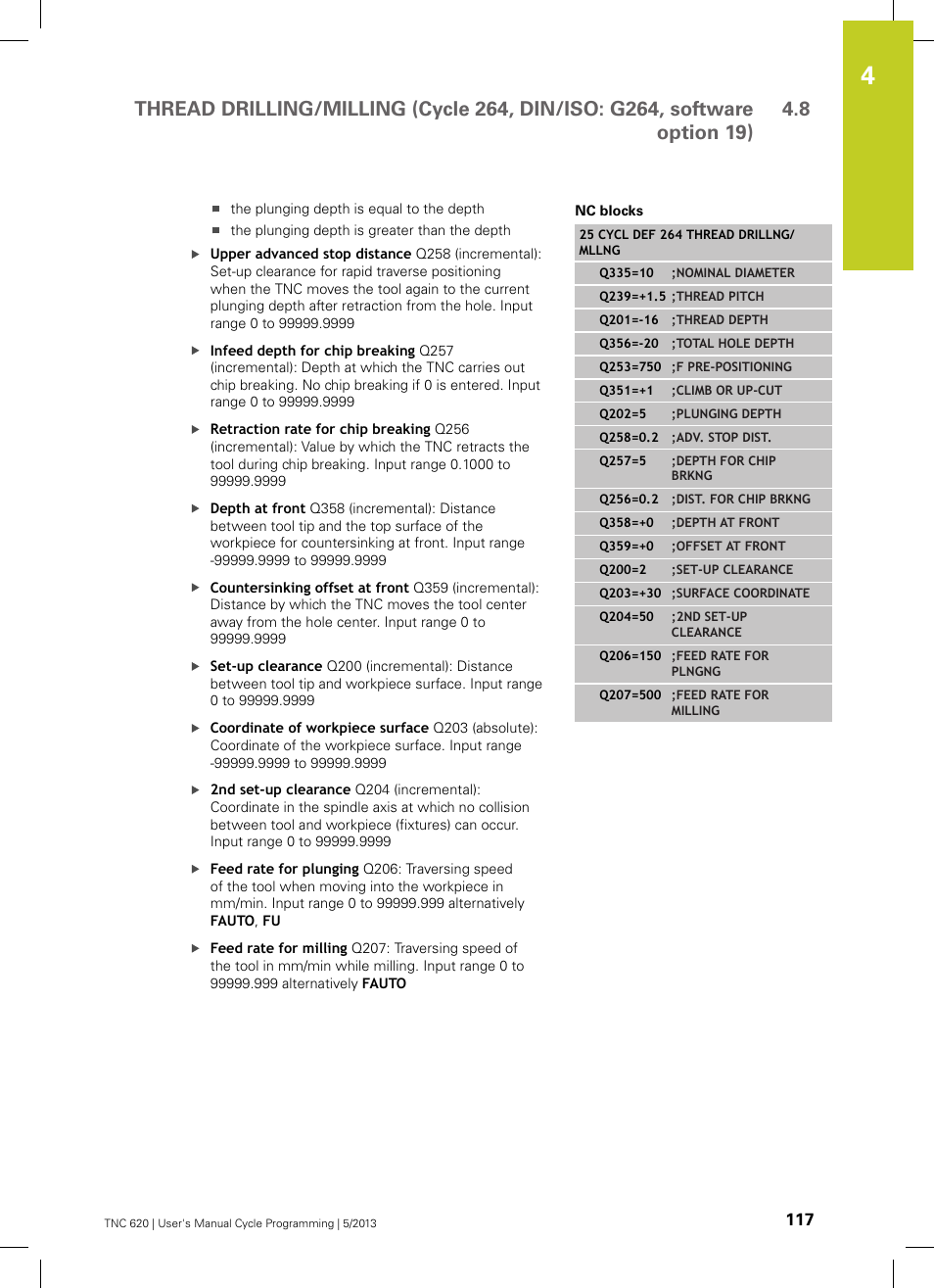 HEIDENHAIN TNC 620 (34056x-04) Cycle programming User Manual | Page 117 / 468