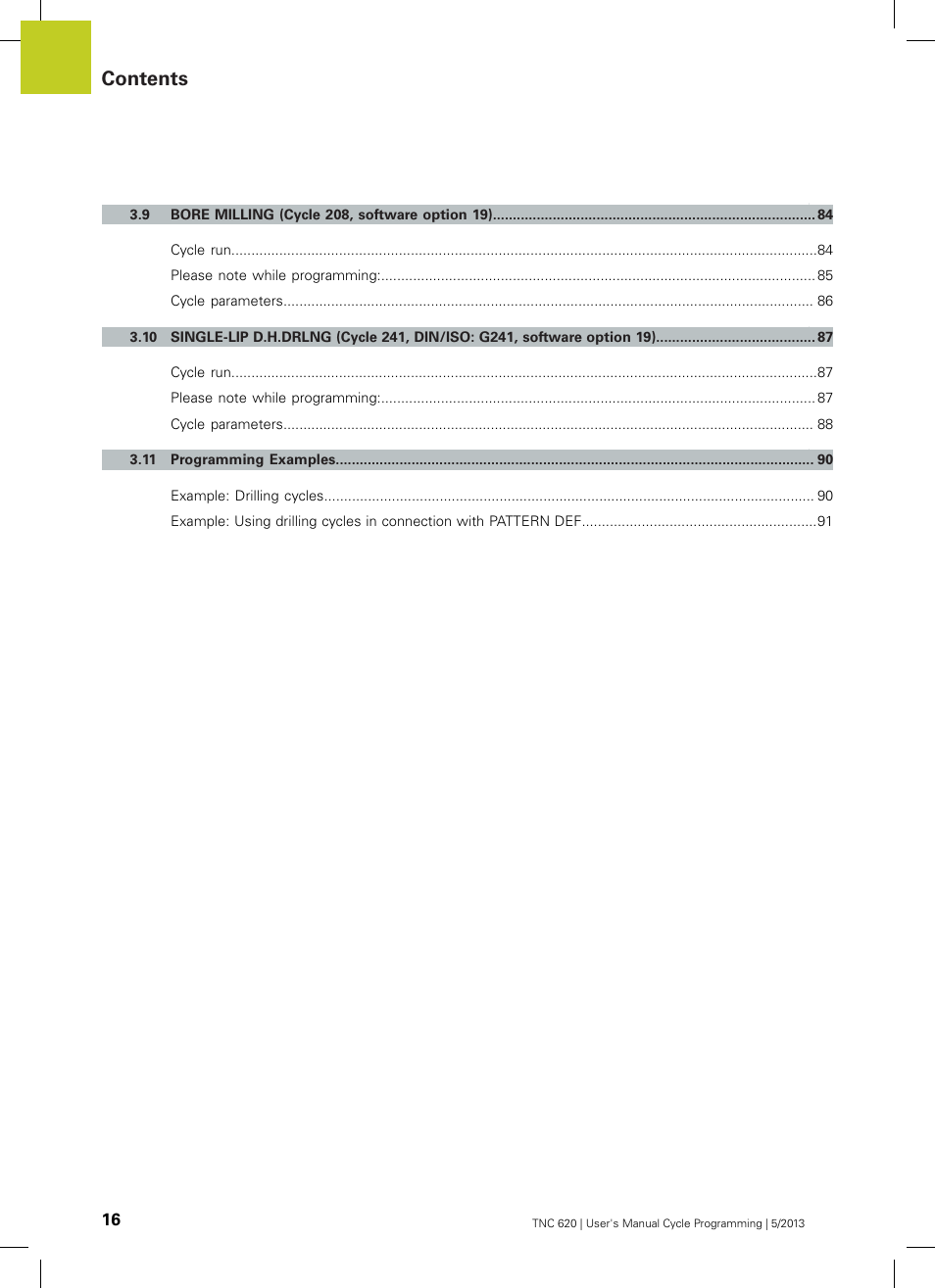 HEIDENHAIN TNC 620 (34056x-04) Cycle programming User Manual | Page 16 / 468