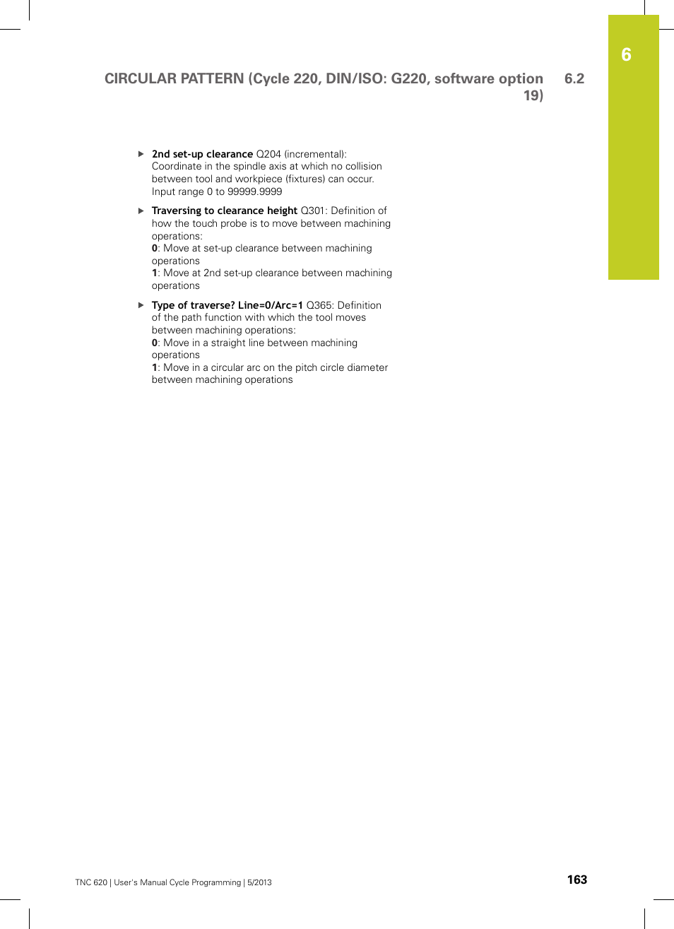 HEIDENHAIN TNC 620 (34056x-04) Cycle programming User Manual | Page 163 / 468