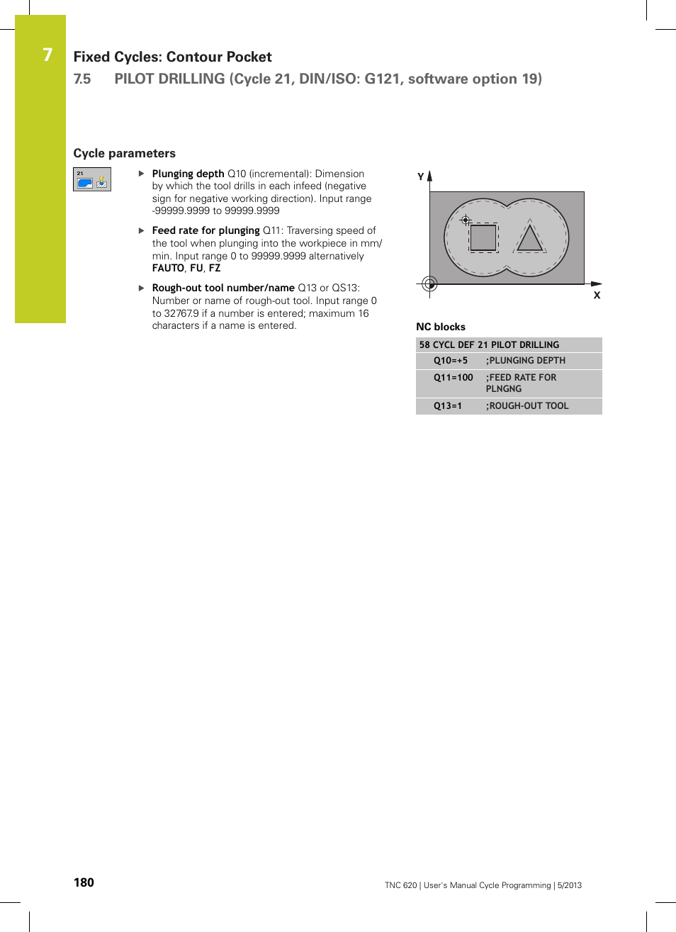 Cycle parameters | HEIDENHAIN TNC 620 (34056x-04) Cycle programming User Manual | Page 180 / 468