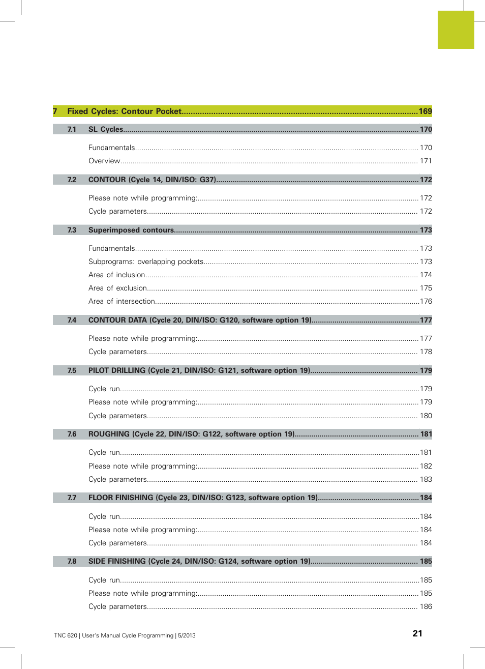 HEIDENHAIN TNC 620 (34056x-04) Cycle programming User Manual | Page 21 / 468