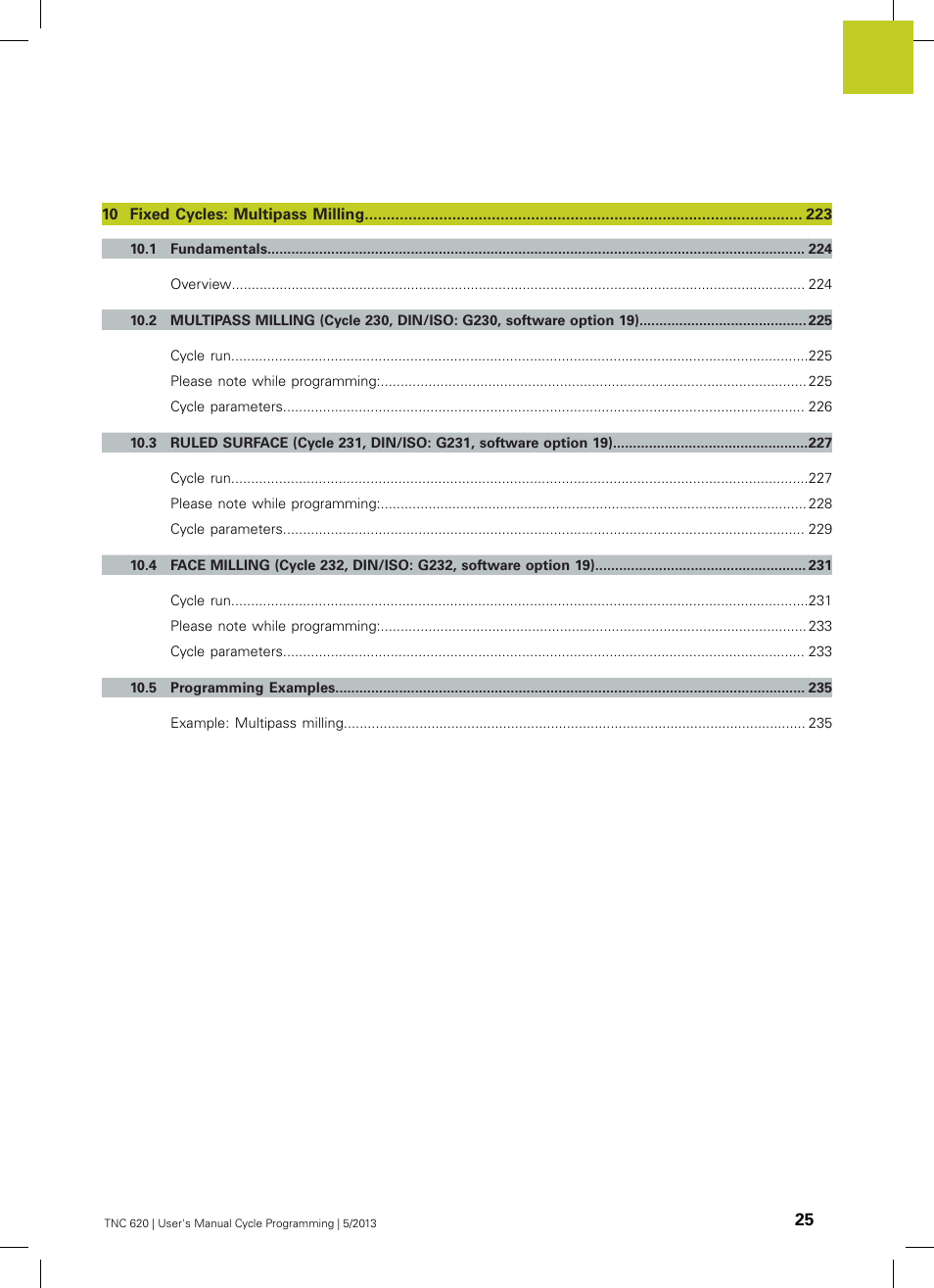 HEIDENHAIN TNC 620 (34056x-04) Cycle programming User Manual | Page 25 / 468
